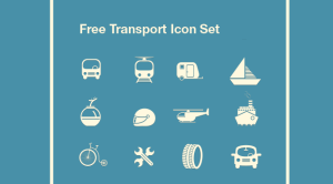 Need for Speed?- Here comes our Free Transport Icon Set