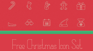 Freebie: Festive Christmas Icon Pack