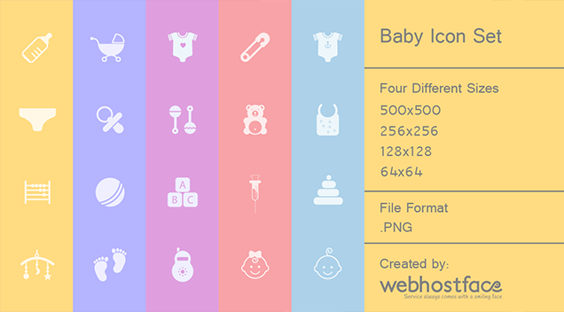 You are currently viewing Free Baby Icon Set – Father’s day Gift