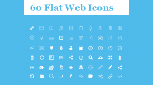 60 Flat  Web Icons by GraphicSprings