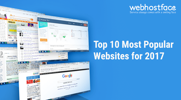 Top 10 Most Popular Websites for 2017
