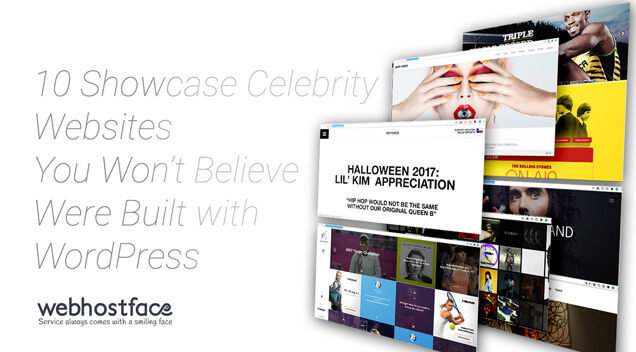 10 Showcase Celebrity Websites You Won’t Believe Were Built with WordPress