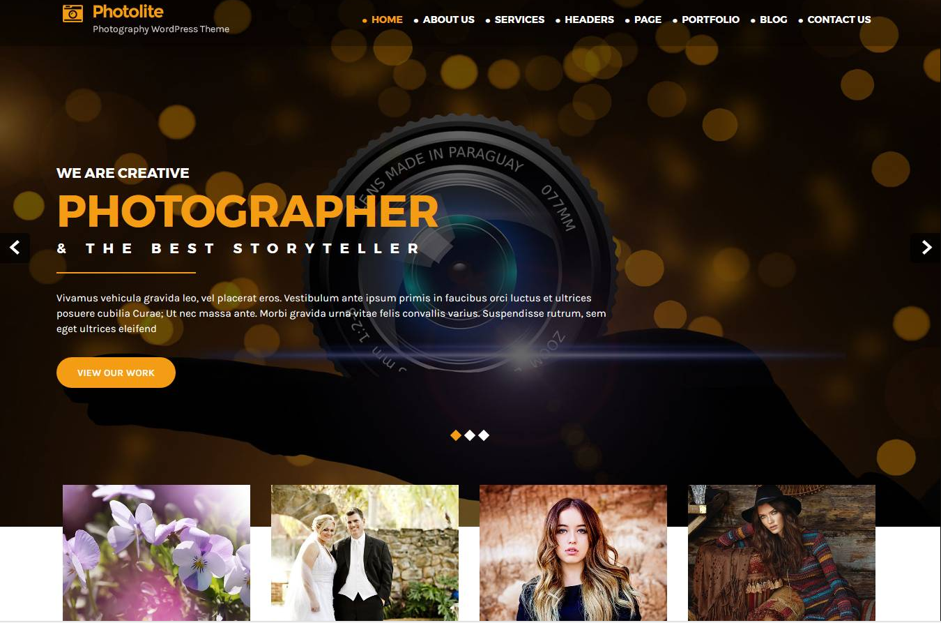 Photolite WordPress Theme
