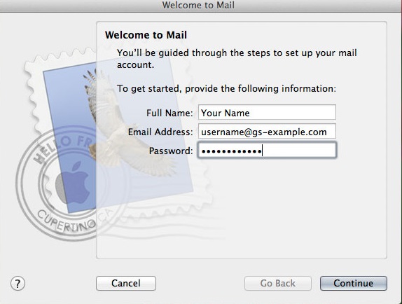 Mac Mail login