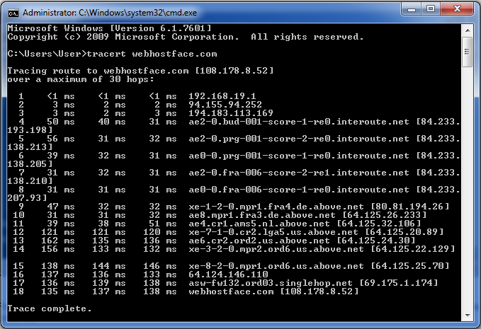 traceroute site to site vpn
